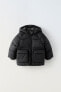 Water-repellent puffer coat