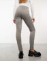 Фото #2 товара Vero Moda jersey elasticated waist heavyweight slim trouser in check