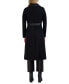 Фото #2 товара Womens Wool Blend Belted Wrap Coat