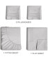 Фото #4 товара 5 Piece 100% Cotton 400 Thread Count Sheet Set - Split King