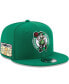 Men's Kelly Green Boston Celtics 2024 NBA Finals Side Patch 9FIFTY Snapback Hat