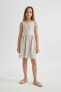 Платье Defacto Çocuk Patterned Sleeveless B4338A824SM