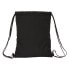 Сумка-рюкзак на веревках Kappa Black Чёрный 35 x 40 x 1 cm