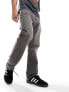 Weekday Space relaxed fit straight leg jeans in clay grey