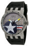 Фото #1 товара Наручные часы Invicta Men's 11647 DNA Bomber Silver Dial Black Silicone Watch