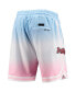 Фото #4 товара Men's Blue, Pink Atlanta Braves Team Logo Pro Ombre Shorts