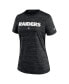 ფოტო #3 პროდუქტის Women's Black Las Vegas Raiders Sideline Velocity Performance T-shirt
