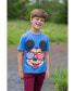Фото #3 товара Футболка для малышей Disney Mickey Mouse 4 июля Независимость США Флаг США Очки Солнцезащитные Для Мальчиков