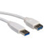 Фото #1 товара VALUE USB 3.0 Cable - A - A - M/F 1.8 m - 1.8 m - USB A - USB A - USB 3.2 Gen 1 (3.1 Gen 1) - Male/Female - Grey