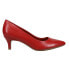 Фото #1 товара Easy Spirit Lexie Pointed Toe Kitten Heels Pumps Womens Red Dress Casual E-LEXIE