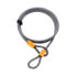 OnGuard Akita Cable: 7' x 10mm, Gray/Orange