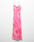 Фото #6 товара Women's Slit Detail Floral Dress