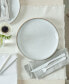 Фото #6 товара White Speckle Stoneware Coupe Dinner Plates, Set of 4