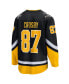 ფოტო #3 პროდუქტის Men's Sidney Crosby Black Pittsburgh Penguins 2021/22 Alternate Premier Breakaway Player Jersey