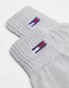 Фото #5 товара Tommy Jeans flag logo gloves in grey