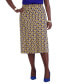 Фото #6 товара Women's Printed Ity Pull-On A-Line Skirt