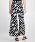 Фото #2 товара Women's Printed High-Rise Wide-Leg Pants