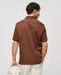 Фото #2 товара Men's Regular-Fit Linen Short-Sleeved Shirt