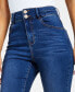 Фото #4 товара Curvy High Rise Double Button Skinny Jeans