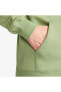Фото #3 товара sportswear club fleece erkek yeşil polarlı kapüşonlu fermuarlı spor ceket bv2645