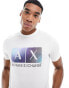 Фото #1 товара Armani Exchange chest box logo t-shirt in off white