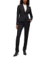 Фото #2 товара Women's Wool Regular-Fit High-Rise Pants