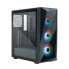 Cooler Master CMP 520 - Midi Tower - PC - Black - ATX - micro ATX - Mini-ITX - Plastic - Steel - Tempered glass - Multi