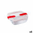 Фото #1 товара Герметичная коробочка для завтрака Pyrex Cook&heat 1 L 20 x 17 x 6 cm Красный Cтекло (6 штук)