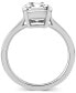 ფოტო #3 პროდუქტის Certified Lab Grown Diamond Emerald-Cut Bezel Solitaire Engagement Ring (3 ct. t.w.) in 14k Gold