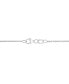 ფოტო #3 პროდუქტის EFFY® Diamond & Enamel Heart Halo 18" Pendant Necklace (1/4 ct. t.w.) in 14k White Gold