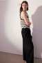 Фото #1 товара Wide-leg Cotton Pants