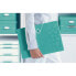 Фото #8 товара Esselte Leitz WOW - Conventional file folder - A4 - Polypropylene (PP) - Turquoise - 200 sheets - 254 mm