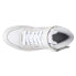 Фото #4 товара Puma Carina Street Mid Perforated Platform Womens Grey, White Sneakers Casual S