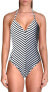 Фото #1 товара Polo Ralph Lauren Womens 236131 Belted Halter One-Piece Swimsuit Size L