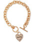 ფოტო #1 პროდუქტის My Sparkly Valentine Logo Heart Charm Toggle Bracelet