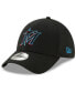 ფოტო #1 პროდუქტის Miami Marlins Team Classic 39THIRTY Stretch Fitted Cap