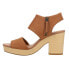 Фото #3 товара TOMS Majorca Block Heels Platform Womens Brown Casual Sandals 10019708T-200