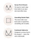 ფოტო #7 პროდუქტის Women's Plus Size Front Close Wonder Wire Bra with Smoothing Back 1247