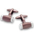 Фото #1 товара Sutton by Men's Stainless Steel Copper and Rhodium Barrel Cuff Links