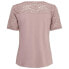 JDY Stinne Lace short sleeve v neck T-shirt