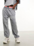 Фото #3 товара ASOS DESIGN Weekend Collective co-ord jogger with bleach logo in charcoal acid wash