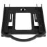 StarTech.com 2.5" SSD/HDD Mounting Bracket for 3.5" Drive Bay - Tool-less Installation - 8.89 cm (3.5") - Carrier panel - 2.5" - IDE/ATA - Serial ATA - Serial ATA II - Serial ATA III - Serial Attached SCSI (SAS) - Black - Plastic
