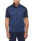 ფოტო #1 პროდუქტის Men's Two-Tone Space-Dyed Full-Zip Golf Vest