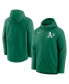 Фото #1 товара Men's Kelly Green, Oakland Athletics Authentic Collection Full-Zip Hoodie Performance Jacket