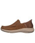 Фото #8 товара Men's Slip-Ins Relaxed Fit- Parson - Oswin Slip-On Moc Toe Casual Sneakers from Finish Line
