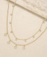 ფოტო #2 პროდუქტის Geo Charm Layering Crystal Necklace Set of 2