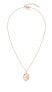 Elegant bronze necklace with medallion TJ-0097-N-50