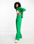 Фото #6 товара Object straight leg trouser co-ord in bright green