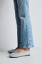 Cropped flared jeans