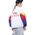 李宁 运动时尚系列 宽松夹克 标准白自由紫组合色 情侣款 / Куртка Li-Ning Trendy Clothing Featured Jacket AJDP057-1